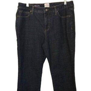 st john bay cotton blend blue jeans pockets zipper buttons belt loop 14s READ